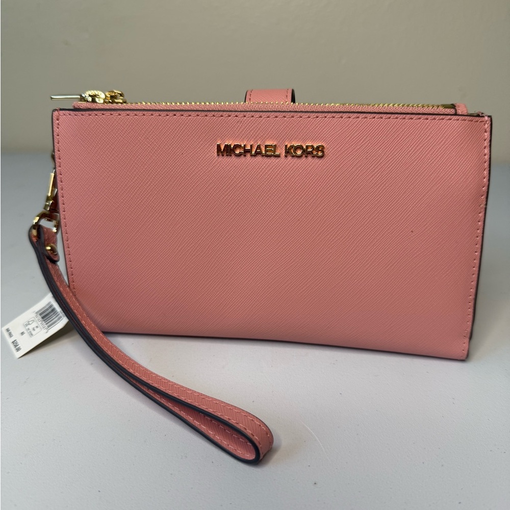 Michael Kors Prim Rose Pink Wristlet